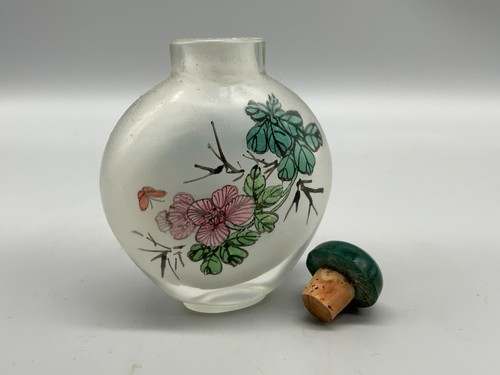 Grosse snuff bottle - bottle, glas