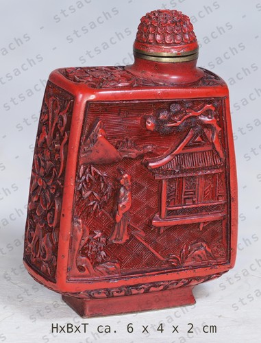 Snuff bottle rot aus - rot,