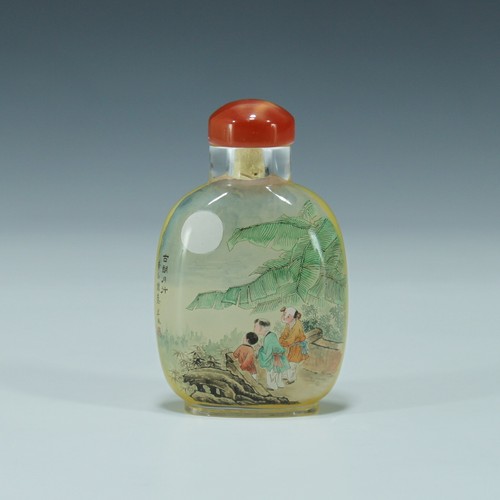 Chinese inside painted crystal - chinese, inside-painted