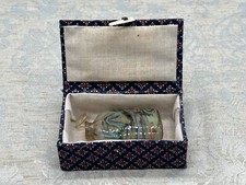 Alte Snuff Bottle aus Glas mit