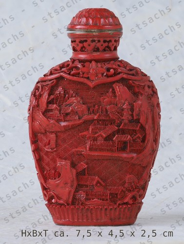 Snuff bottle rot aus - bottle,