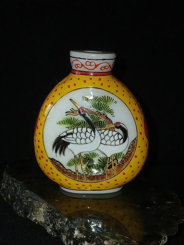 Snuff bottle milchglas - snuff,