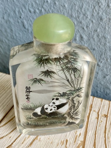 Snuff bottle medium panda - bottle,