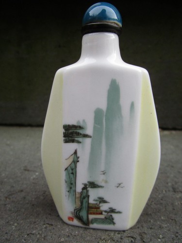 Snuff bottle china landschaft - bottle,