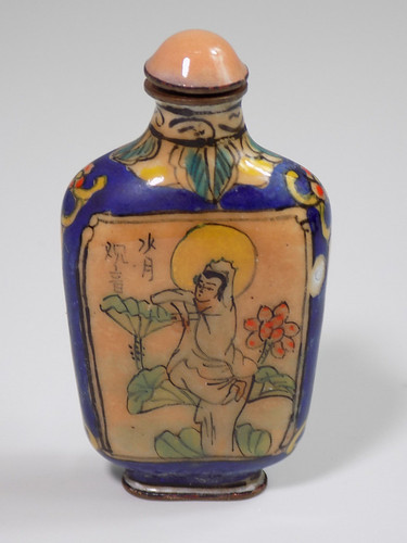 Asiatika antike snuff bottle - snuff,