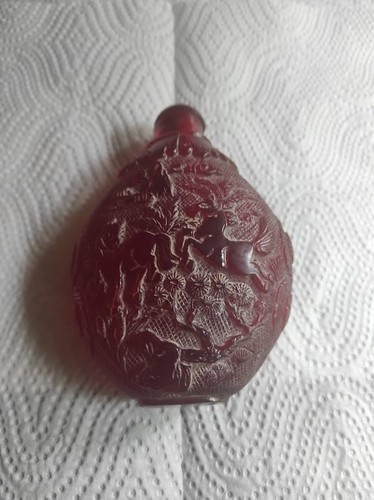 Chinesische glas snuff - snuff, bottle