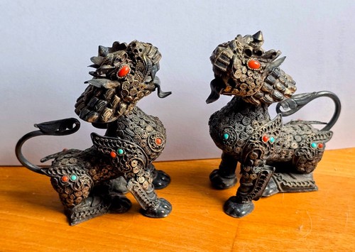 Schneelöwen skulptur tibet - schneelöwen,