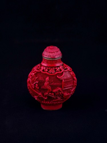 Vintage schnupftabak flasche - vintage,