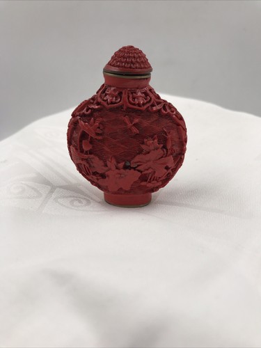 Vintage rote chinese snuff - ,
